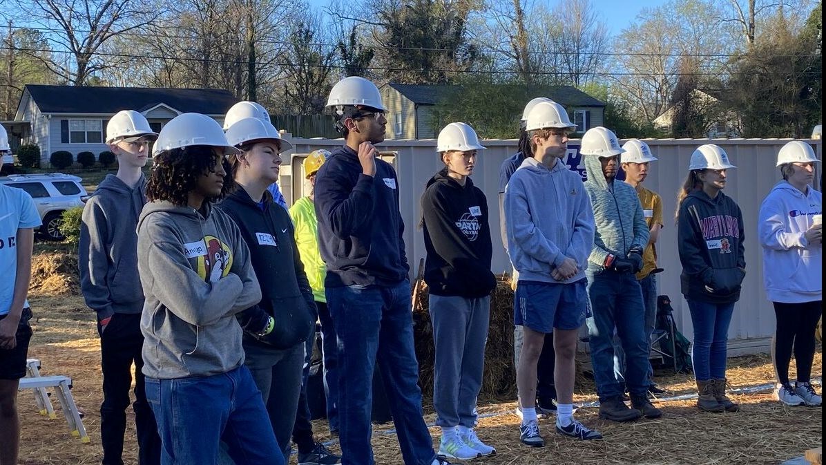 Habitat students